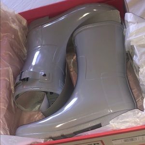 Hunter Refined Short Glass Rain Boots